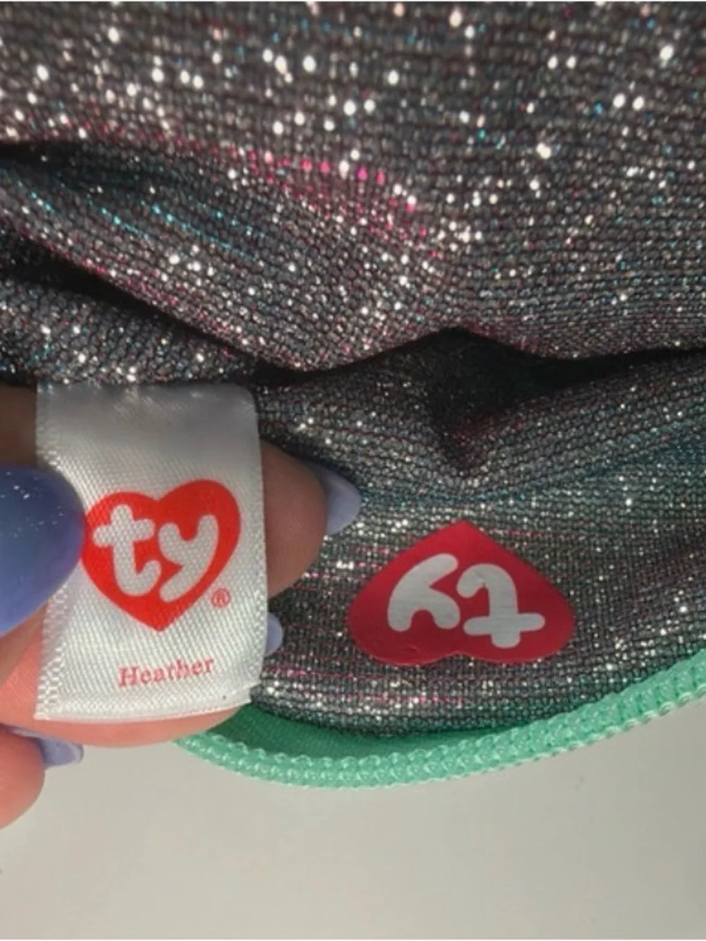 Ty Fashion Beanie Boos “Heather the Cat”Mini Crossbody